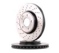 Disco freno TRW DF6262S anteriore, ventilato, perforato, 1 Pezzo