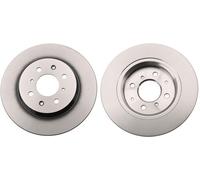 TRW Disco freno DF6318 posteriore, pieno, 1 pezzo per Honda Jazz III e Insight