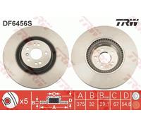 TRW DF6456S Disco freno per MERCEDES-BENZ