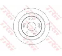 Disco freno TRW DF6526 posteriore, pieno, 1 Pezzo