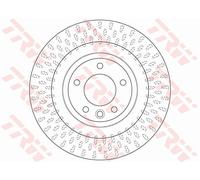 TRW DF6528S Disco freno per LAND ROVER