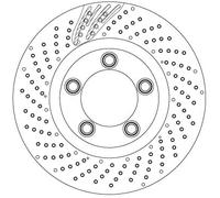 TRW DF6542S Disco freno per PORSCHE