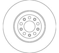 TRW DF6551S Disco freno
