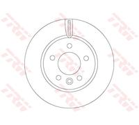 TRW DF6589S Disco freno per MAN,VW