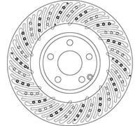 TRW DF6674S DISCO SINGOLO Mercedes-benz Slk (bm 172) roadster (2010->) 1,8 - 135