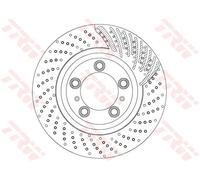 TRW DF6721S Disco freno per PORSCHE