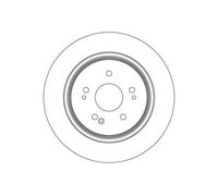 TRW DF6730 Disco freno per HONDA