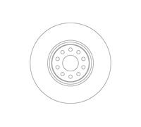 TRW Dischi freno DF6733S Ventilati Verniciati Anteriori per VW Atlas 2x