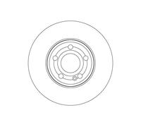 TRW Disco freno DF6769 ventilato 2x
