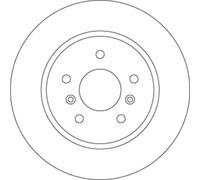 TRW DF6787 COPPIA DISCHI Nissan Qashqai (j11e)(2013->) 1,2 - 85kw 115cv 16v (hra