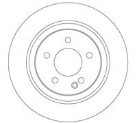 TRW DF6788S Disco freno per MERCEDES-BENZ