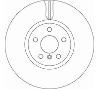 TRW DF6845S Disco freno