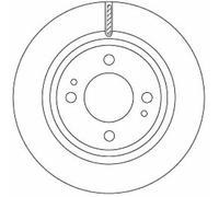 TRW DF6908 - Coppia dischi freno ventilati anteriori