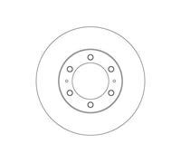 TRW DF6914S Disco freno