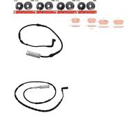 TRW Dischi Freno + Pastiglie Anteriori + Posteriore Adatto A per BMW 1er E87