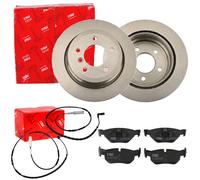 TRW Dischi Freno + Pastiglie Posteriore Adatto A per BMW 3er E90 E91 E92 E93