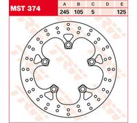 TRW Lucas Brake disc MST374, rigido