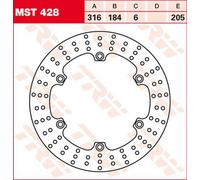 TRW Dischi Freno, Posteriori MST428, FISSO