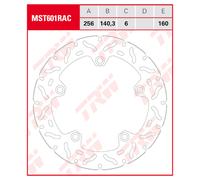 TRW Dischi freno Racing, post., omolog. gen. MST601RAC FISSO
