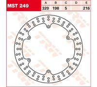 TRW Disco freno MST249 Diametro 320 mm Fisso - 1 pezzo