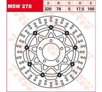 Trw Disco Freno Anteriore Triumph Speed Triple 1050 05