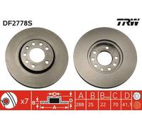 GIC207 TRW SEGNALATORE USURA FRENI BMW