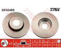 TRW Discofreno DF4248S