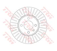TRW Disco freno DF6252 anteriore ventilato per VW Up 1 pezzo