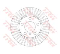 Disco freno TRW DF6255 anteriore, ventilato, 1 Pezzo