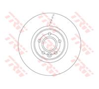 TRW Dischi freno anteriori DF6676S ventilati - Coppia per VOLVO C70 06>