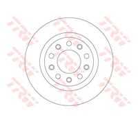 TRW disco freno DF8070 pieno diametro 264 spessore 10 mm 5 fori