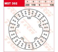 TRW Disco freno, posteriore MST392, FISSO
