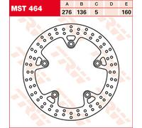 TRW Disco freno, posteriore MST464,DIAM.276 MM,FISSO