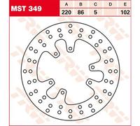 TRW Lucas Brake disc MST349, rigido