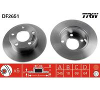 TRW Discofreno DF2651