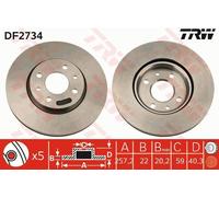 TRW Discofreno DF2734