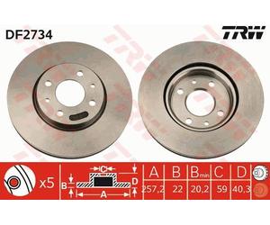 TRW Discofreno DF2734