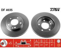 TRW Discofreno DF4035
