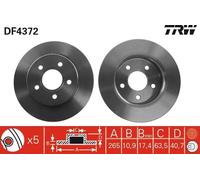 TRW Discofreno DF4372