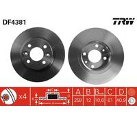 TRW Discofreno DF4381