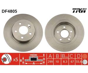 TRW Discofreno DF4805