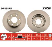 TRW Discofreno DF4987S