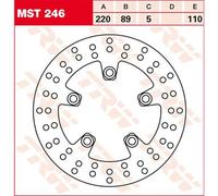 Trw Disque De Frein Arrière Round Suzuki Gsf 1200 Bandit 06