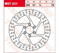 Trw Disque De Frein Avant Round Suzuki Vs 1400 Glf Intruder 88