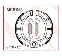 Trw Ganascia Del Freno Yamaha Dt 250 76 Front