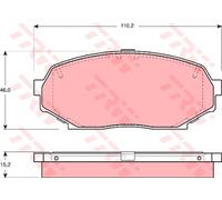 Trw GDB1028 Kit Pastiglie Freno a Disco