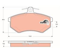 TRW GDB1048 Kit pastiglie freno, Freno a disco per SEAT,VW,WULING (SGMW)