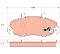 TRW GDB1084 Kit pastiglie freno, Freno a disco per FORD,FORD (JMC),FORD AUSTRALI