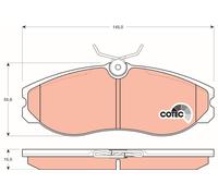 TRW GDB1113 Kit pastiglie freni per FORD MAVERICK (UDS, UNS)