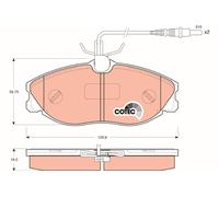 TRW GDB1259 Kit pastiglie freni